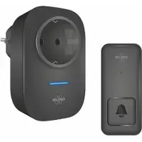 Elro DB4000 Draadloze Kinetische Deurbel Set – met 1x Plug-in Ontvanger met Stopcontact – Geen Batterijen nodig