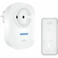 Elro DB4000 Draadloze Kinetische Deurbel Set – met 1x Plug-in Ontvanger met Stopcontact – Geen Batterijen nodig