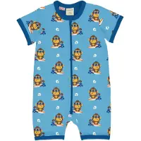Maxomorra Rompersuit SS MONKEY 74/80