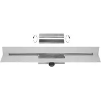 Easy drain M-Line Douchegoot met waterslot 30 120 cm RVS