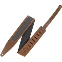Levys Leathers THE VOYAGE PRO - CRAZY HORSE LEATHER STRAP WITH WAX CANVAS WINDOW - BROWN-GREY