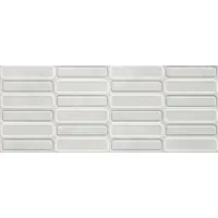 Jabo Alure wandtegel grijs ovaal decor 30x75cm gerectificeerd