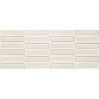 Jabo Alure wandtegel ivoor ovaal decor 30x75cm gerectificeerd