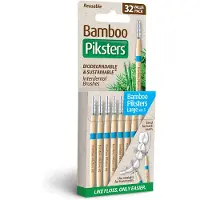 Piksters Bamboo Piksters Ragers Size 5 Large Blauw - 32 Stuks