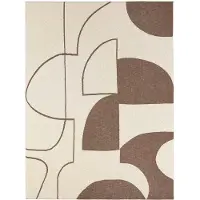 Broste Copenhagen Maren plaid bruin/beige - 71010005