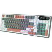 Royal Kludge RK-S98, gaming toetsenbord, kleur: campinggroen, schakelaartype: chartreuse