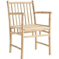 Tine k home Fauteuil Natuur - Tuinstoelen Bamboe Nature - BAMDINARM