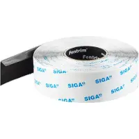 Siga Fentrim IS 2 - 75 mm – 15/60 mm x 25m - Extreme lijmkracht over het gehele vlak - Voorgevouwen 15 mm, zonder scheidingsstroken