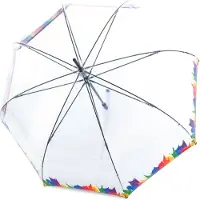 Knirps Paraplu C.760 Stick Transparent Pride Transparant