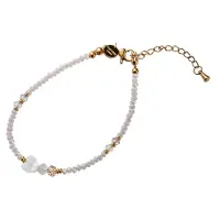 Go Dutch Label Day&Eve Armband Hearts Beads | Goud