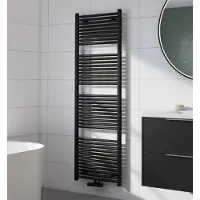Saqu Cole handdoekradiator 1072W 60x180cm mat zwart
