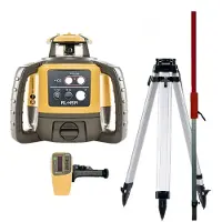 Topcon RL-H5A Roterende Laser Rood incl. Laserontvanger + Laserbaak + Tripod in Koffer