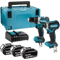 Makita DLX2189T3J Accu Combiset DDF484 + DTD153 18V 5.0Ah in Mbox