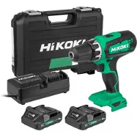 HiKOKI Accu Klop-/Schroefboormachine 18V 2.0Ah in Koffer - DV18DFWCZ