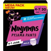 Pampers Ninjamas - Pyjama Pants Nacht - Meisje - 4/7 jaar - Mega Pack - 30 luierbroekjes