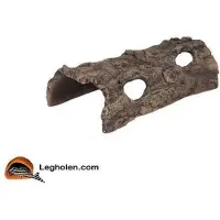 CeramicNature terrarium Half-Log 23 x 12 cm keramiek bruin