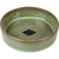 D & D Jasper Cat Bowl Green