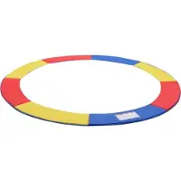 Hoppa! Trampoline beschermrand, randafdekking, randbescherming, trampolinerand 305cm, Rood-Geel-Blauw