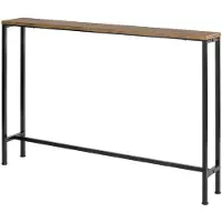 SoBuy FSB19-XL-N Vintage Console Tafel 120x20x80cm - Naturel/Zwart
