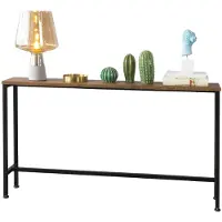 SoBuy FSB19-N Console Tafel - MDF - 120x20x65 cm - Industrieel