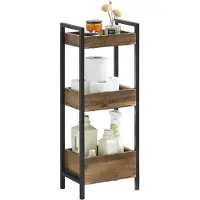 SoBuy Multifunctioneel Opbergrek, 28x74x20 cm, Bruin