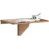 SoBuy Table Murale Pliante Vintage 60x40cm