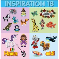 Hama midi strijkkralen inspiratie-boekje nummer 18