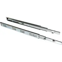 Emuca Ball Guide Set For Total Extraction Drawers With 45 Mm Squads Zilver
