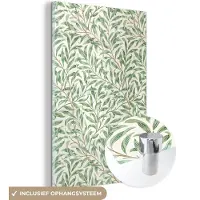 MuchoWow Glasschilderij 20x30 cm - Schilderij acrylglas - Vintage - Jungle - Bladeren - Natuur - Foto op glas - Schilderijen
