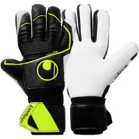 Uhlsport Supersoft HN Flex Frame Keepershandschoenen Zwart Felgeel