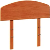 vidaXL Hoofdbord 100 cm massief grenenhout wasbruin