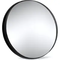 Dulaire Wandspiegel Zwart Rond Ø 50 cm
