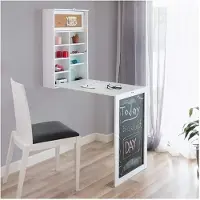 Huismerk Premium Vouwbaar Wandbureau - 50 x 155 x 93 cm