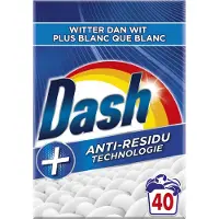 Dash 3x Dash Waspoeder Witter Dan Wit 40 Wasbeurten 2,4 Kg
