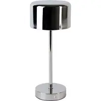 TRIO REALITY JEFF - Tafellamp - Chroom - incl. 1x SMD 1.5W - Touch functie - Oplaadbaar - Dimbaar