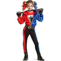 Boland - Kostuum Jester fatale (7-9 jaar) - Kinderen - Bekend personage - Halloween - Carnaval - Horror