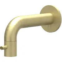 Ivy Aia Concord Fonteinkraan wandmodel niet inkortbaar HOH12,5cm RVS316 geborsteld mat goud PVD
