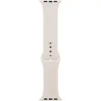 MG smartwatch bandje Silicoon voor watch bandje - Wit - Geschikt Voor 38 / 40 / 41mm - Smartwatch Siliconen Bandje