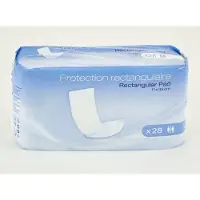 AMD Pad Rectangular - Doorlaatbaar 11 x 35 cm - 8 pakken van 28 stuks
