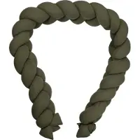 MamaLoes Soft Cotton Groen 210 cm Braided Bedbumper ML020514