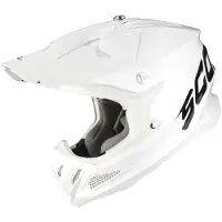 Scorpion VX-22 Air Solid Wit Crosshelm Maat XS