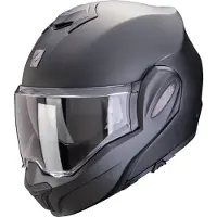 Scorpion Exo-Tech Evo Pro Solid Matt Pearl Zwart Systeemhelm Maat XS