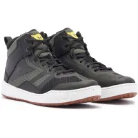 Dainese Suburb Air Schoenen Zwart Wit Legergroen Maat 41