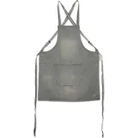 Dutchdeluxes Schort Suspender Serie Apron Grey