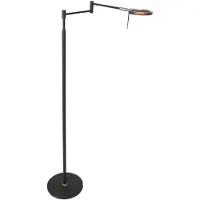 Steinhauer Vloerlamp Turound 3082ZW – Zwarte LED leeslamp verstelbaar en dimbaar