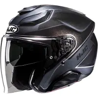 HJC F31 Ludi Donkergrijs Jethelm Maat XS