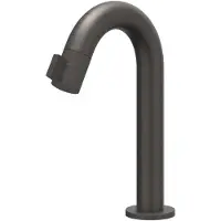 Ivy Aia Tribe Fonteinkraan gebogen staand model S RVS316 geborsteld carbon black PVD