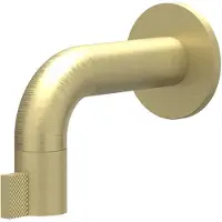 Ivy Aia Tribe Fonteinkraan wandmodel niet inkortbaar HOH10cm RVS316 geborsteld mat goud PVD