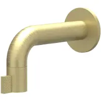 Ivy Aia Tribe Fonteinkraan wandmodel niet inkortbaar HOH12,5cm RVS316 geborsteld mat goud PVD