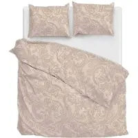 Zohome Zo Home Dekbedovertrek Katoen Paisley di Lino - sandy beige 240x200/220cm
